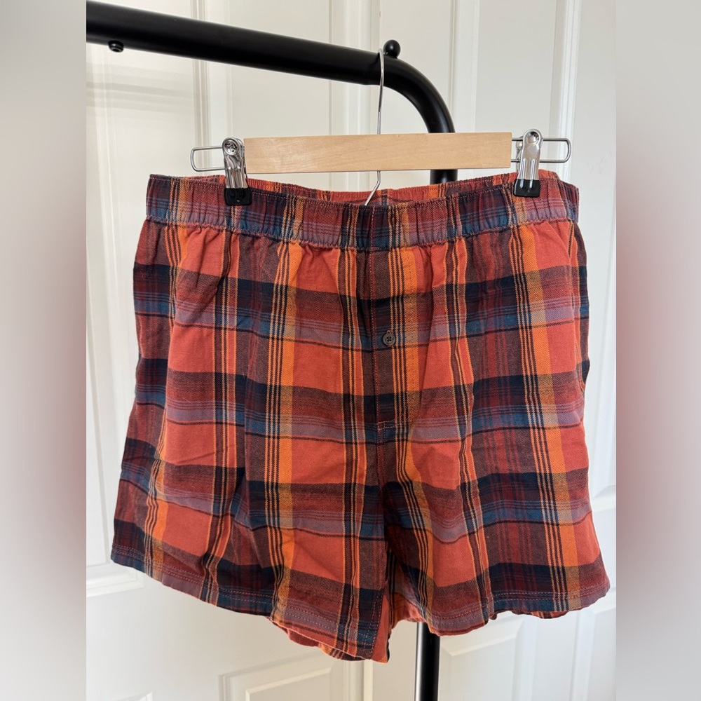 Duluth Trading Co. Flannel Plaid Boxer Shorts XL